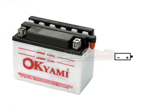 Battery 12N5,5A-3B Okyami Lead/Acid 12 Volt