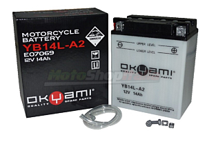 Battery YB14L A2-C1 125/200 (Okyami)