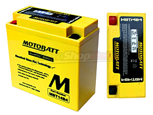 Motobatt MBT14B4 AGM Battery Sealed Activated High Performances