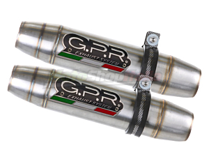 Silencers Exhaust Ducati Monster S2R 800 GPR Approved