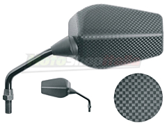 Motorcycle Handlebar Carbon Mirrors Universal Approved