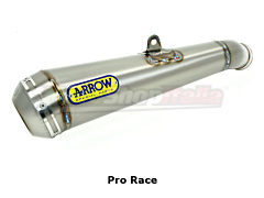 Silencers Arrow Z1000 (07> 09) Approved Pro-Racing
