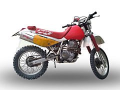Exhaust silencer XR 600 R (1988-1990) GPR Approved