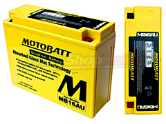 Batteria Motobatt MB16AU AGM Sigillata Precaricata Alte Prestazioni