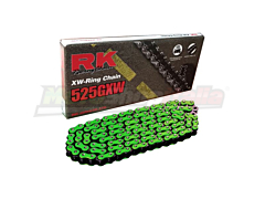 Chain RK 525 GXW Green XW-Ring Racing
