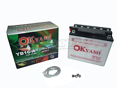 Batteria YB16-A Okyami Piombo/Acido 12 Volt