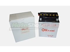 Battery YB14A-A2 Okyami Lead/Acid 12 Volt