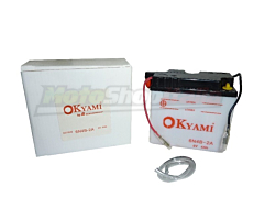 Battery 6N4B-2A Okyami Lead/Acid 6 Volt