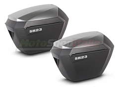 Shad Side Cases SH23 Alu Look Motorcycle Luggage (couple)