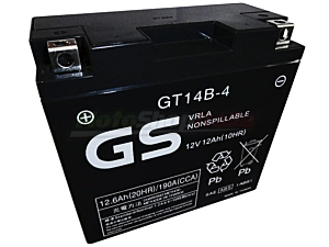 Battery GT14B-4 GS Sealed Preloaded 12 V - 12 Ah