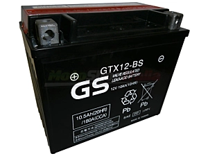 Batteria GTX12-BS GS Sigillata 12 V - 10 Ah