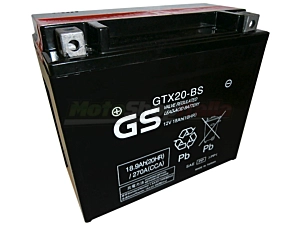 Batteria GTX20-BS GS Sigillata 12 V - 18 Ah