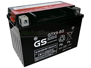 Batteria GTX9-BS GS Sigillata 12 V - 8 Ah