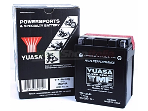 Yuasa Battery YTX14AH-BS High Performance (YB14-A2 / B2)