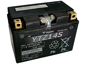 Batteria YTZ14S Yuasa Deauville Transalp VT CB STX (tabella)