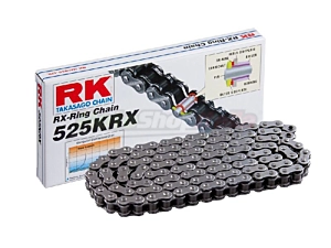 Catena RK 525 KRX RX-Ring Performance Chiusura a Clip