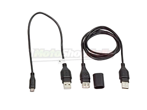 USB Micro Charge Cable with Extender Tecmate O-112