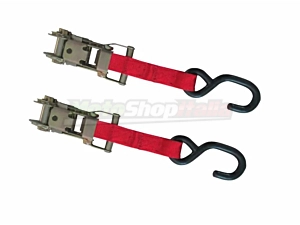 Couple Transport Motorcycles and Loop Straps with Hooks