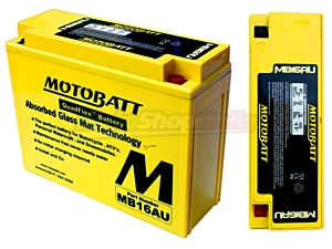 Motobatt MB16AU AGM Battery Sealed Activated High Performances