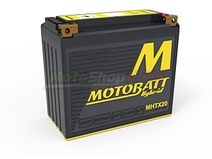 Batteria Motobatt MHTX20 AGM Sigillata Precaricata Alte Prestazioni