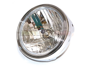Motorcycle Round Headlight Universal Approved Diameter 201