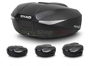 Shad Top Case SH58X Expandable Motorcycle - Scooter with Plate