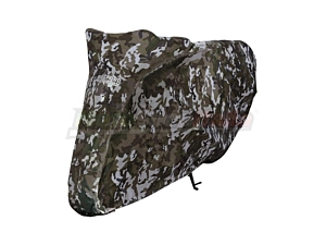 Camouflage Outdoor Motorcycle Cover Aquatex Oxford