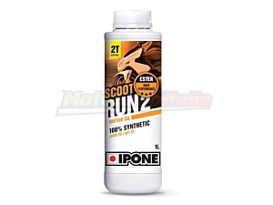 Ipone Scoot Run 2 Motor Oil 100% Synthetic - 2T Strawberry Smell