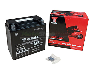 Batteria Yuasa YTX14-BS X-Citing 500