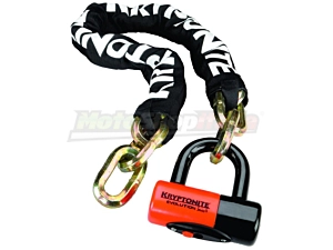 Anti-theft New York chain with padlock Kryptonite