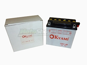 Battery 12N7-4B Okyami Lead/Acid 12 Volt