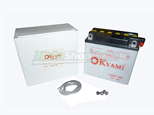 Battery 12N7-3B Okyami Lead/Acid 12 Volt