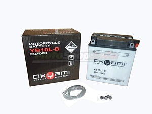 Batteria YB10L-B Okyami Piombo/Acido 12 Volt