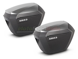 Shad Side Cases SH23 Alu Look Motorcycle Luggage (couple)