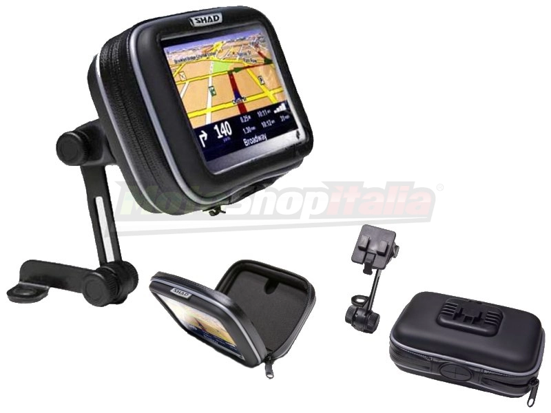 Supporto Navigatore GPS Universale Shad Attacco Specchio