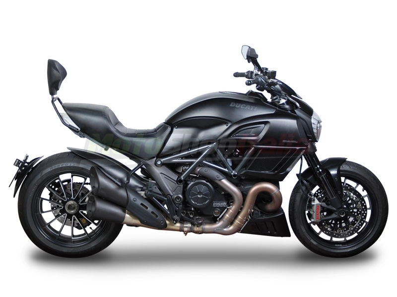 Schienalino Passeggero Ducati Diavel 1200 Shad (completo di telaio)