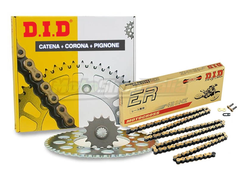 Kit Catena Corona Pignone Beta RR 125 Motard LC DID (kit trasmissione)