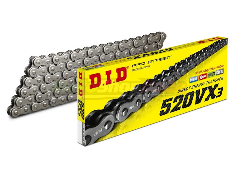 Chain DID 520 VX3 X-Ring Black