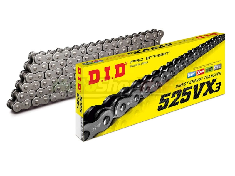 Chain DID 525 VX3 X-Ring Black