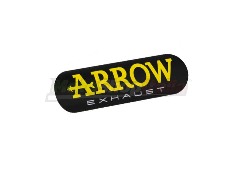 Targhetta Adesiva Arrow Exhaust Scarico Terminale di Ricambio