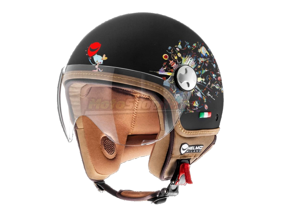 Casco Va Pensiero Barabà Helmo Milano Jet Omologato