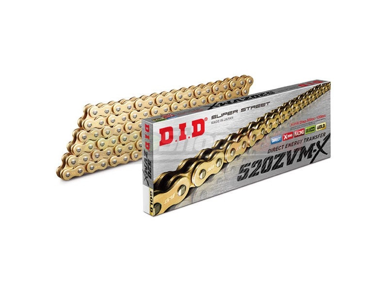 Chain DID 520 ZVM-X X-Ring Gold