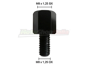 Adattatore Specchietti Moto - Scooter da M8 sx a M8 dx