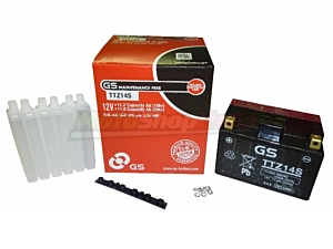TTZ14S GS Battery (equivalent YTZ14S) 12 V - 11.2 Ah