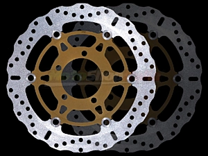Dischi Freno ZX6R ZX10R Z1000 Z750R Anteriori Flottanti a Margherita EBC Brakes