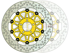 Dischi Freno ZX9R ZX7R ZX12R ZZR Mean Streak Anteriori Flottanti