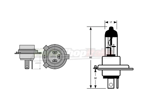 Lampadina HS1 Alogena 35/35 Watt