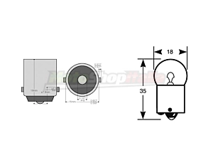 Lampadina R10 12 Volt - BA15s