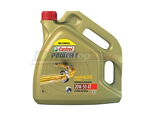Olio Castrol Power 1 20W-50 4T (confezione da 4 litri)