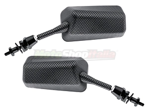 Specchietti da Carena Carbon Rettangolari